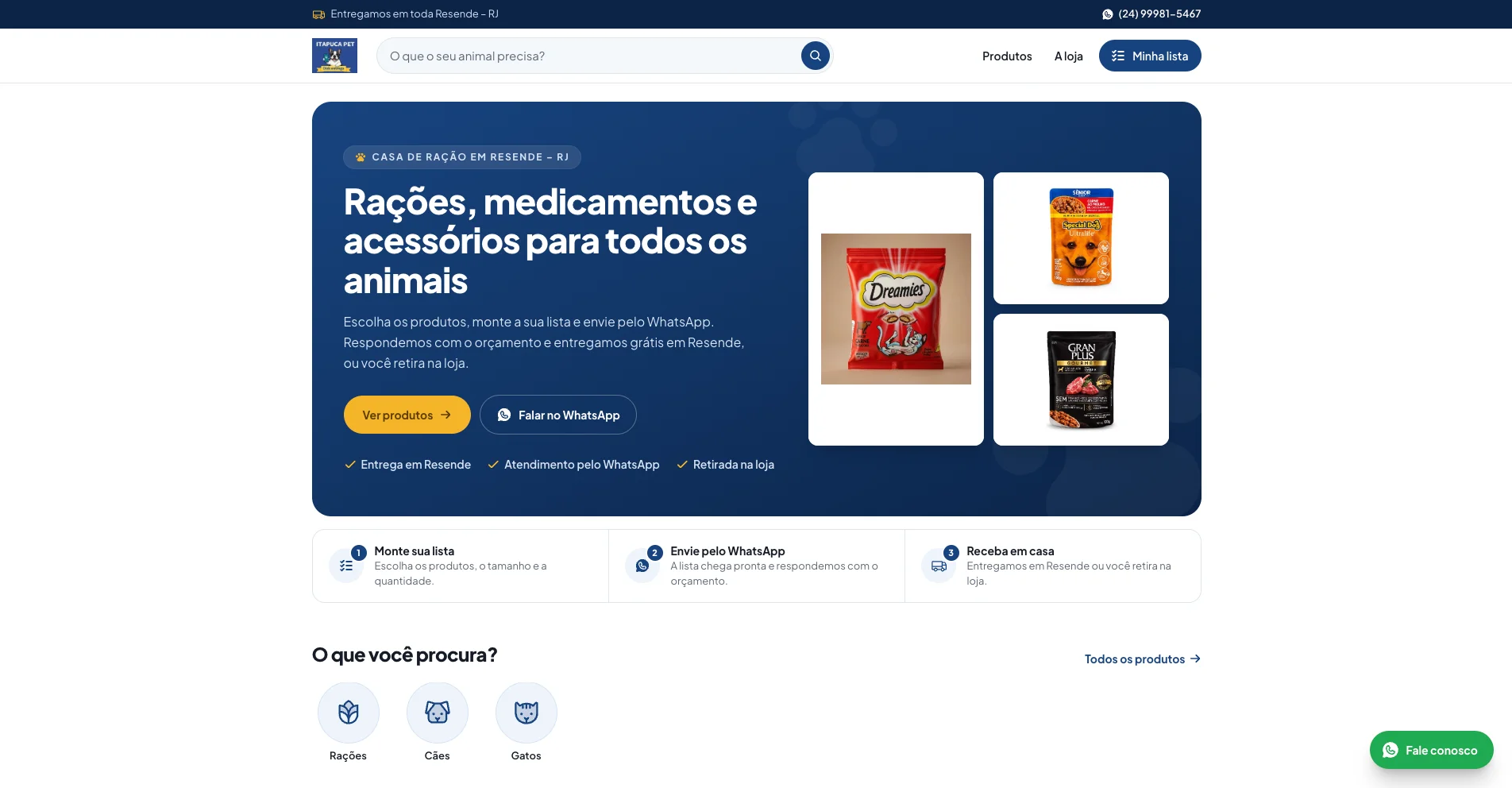 Loja online ItapucaPet